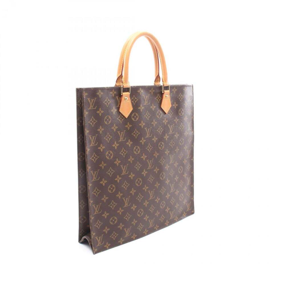 LOUIS VUITTON Brown Monogram Leather Tote Bag - Picture 2 of 9